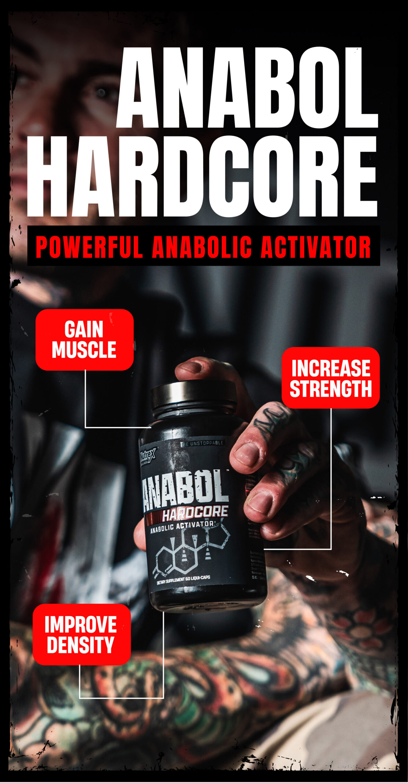 ABOL HARDCORE NUTREX - 60 CT - Image 2