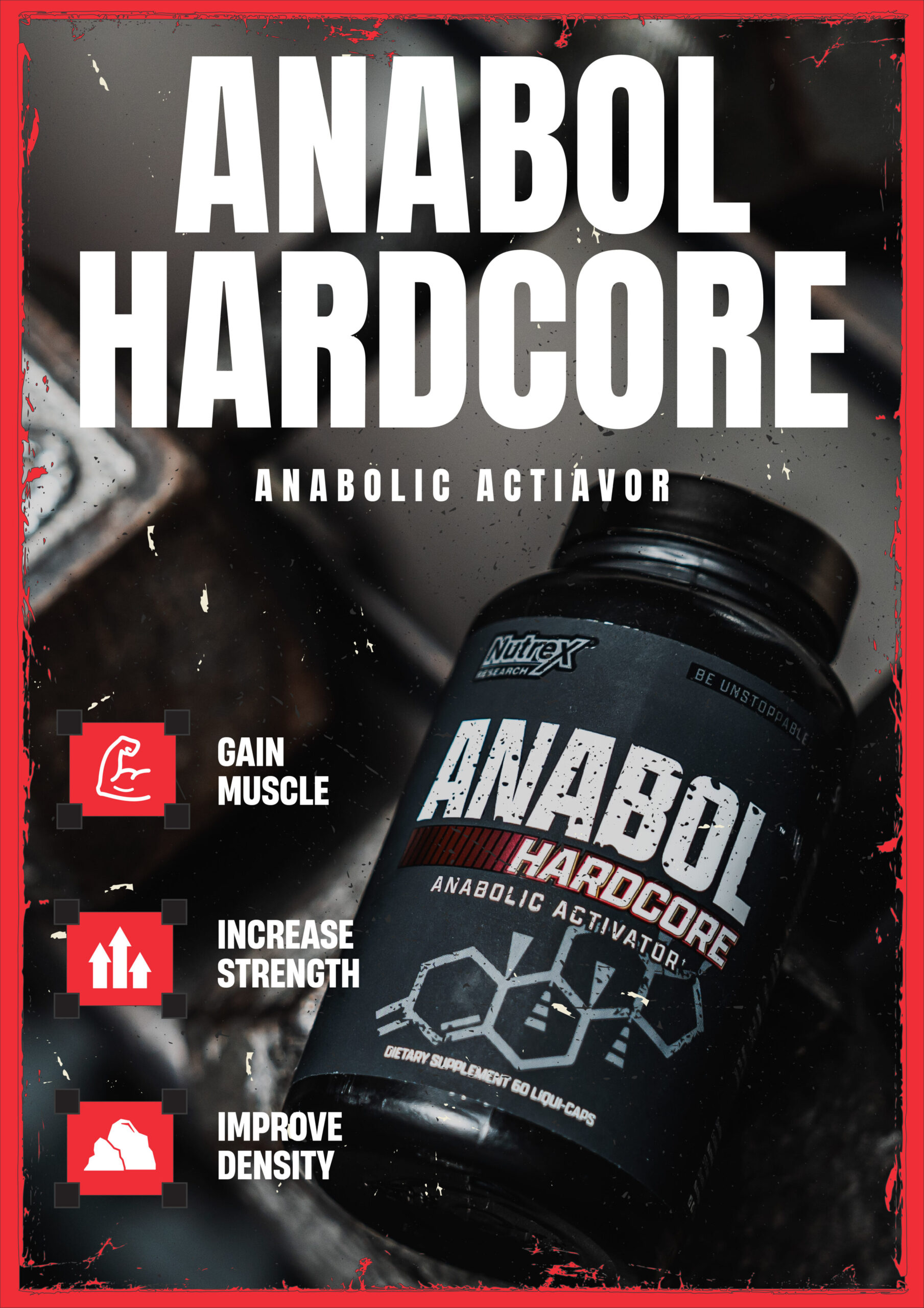 ABOL HARDCORE NUTREX - 60 CT - Image 3