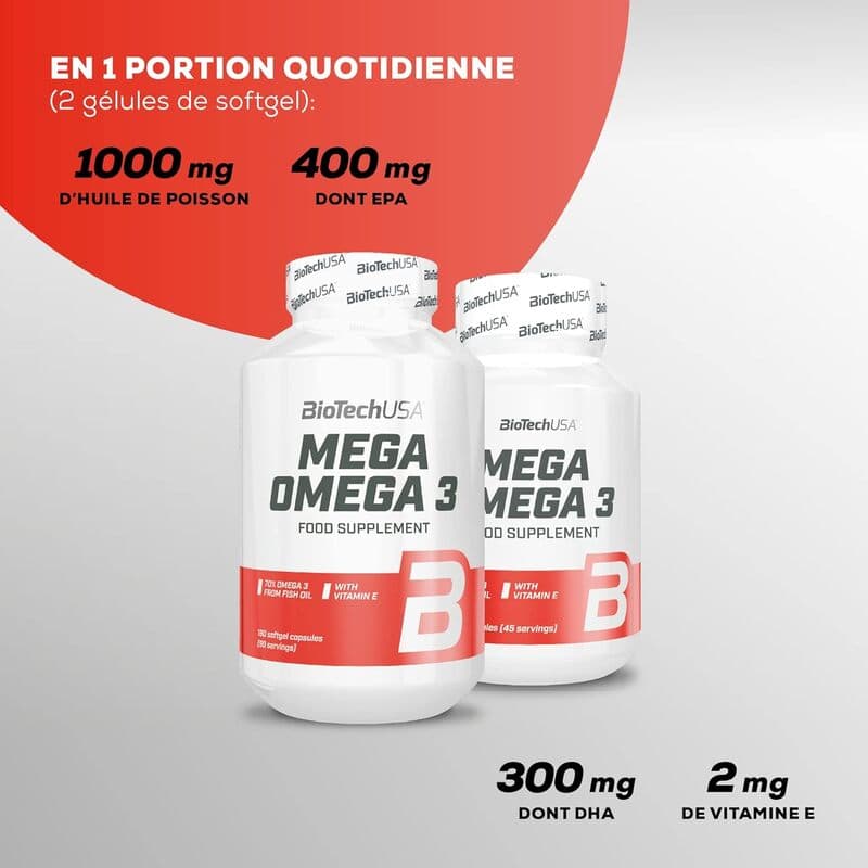 Mega Omega 3 - 90 capsules molles